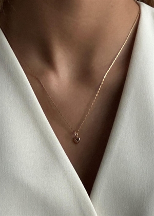 Cupid heart pendant Forgyldt Pico 
